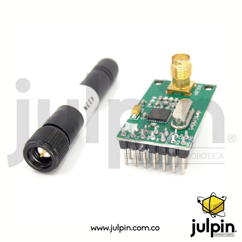 Módulo Inalámbrico NRF905 (433-915MHz) Con Antena