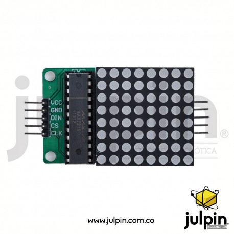 Matriz de puntos con módulo de control MAX7219