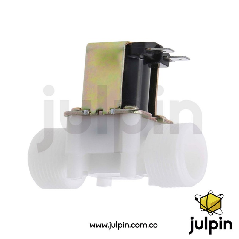 (12V) Válvula solenoide NC con rosca de 3/4