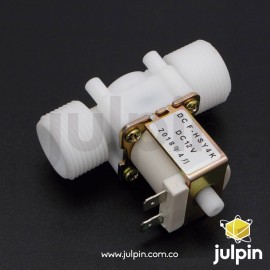 (12V) Válvula solenoide NA con rosca de 3/4