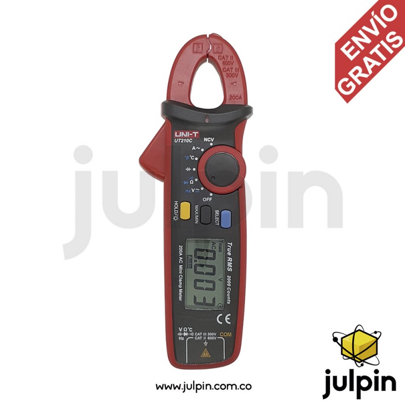 Pinza volti-amperimétrica UT210C