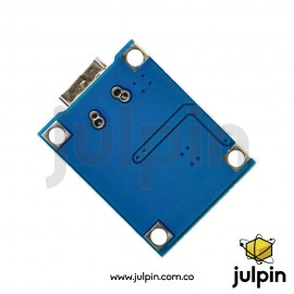 Cargador mini USB de batería litio 18650 1A TP4056