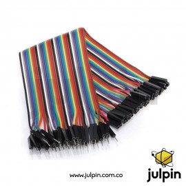 40 puentes de 20cm macho-hembra