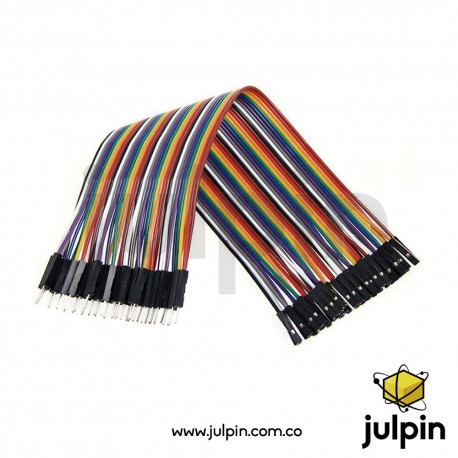 40 puentes de 30cm macho-hembra