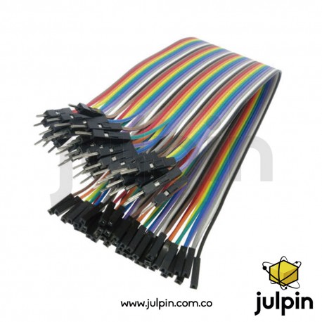 40 puentes de 30cm macho-hembra