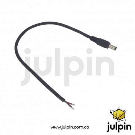 Conector de enchufe macho DC con cable