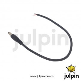 Conector de enchufe macho DC con cable