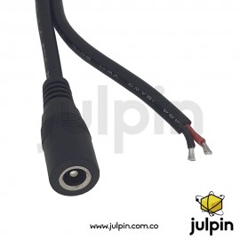 Conector de enchufe hembra DC con cable