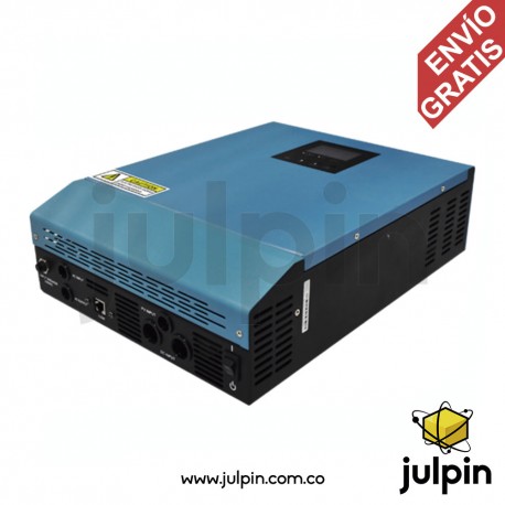 Inversor híbrido de 1000VA con controlador de carga solar MPPT