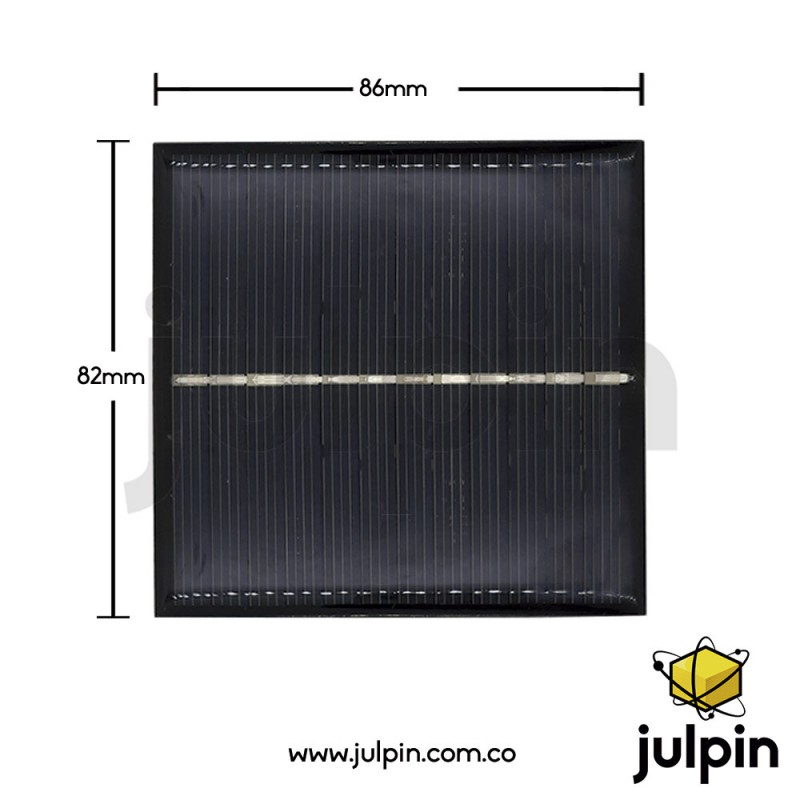 Panel solar de 6V a 150mA