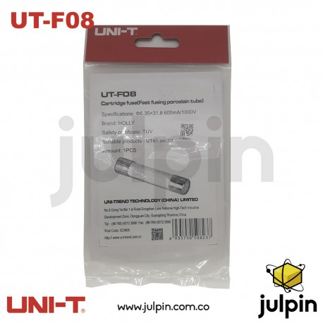 Fusible original UNI-T. 600mA / 1000V