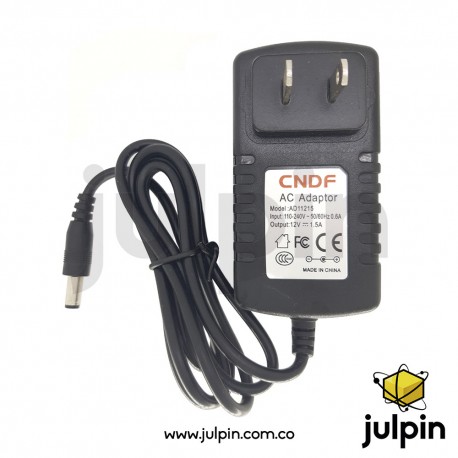 Adaptador de corriente 12V a 1500mA