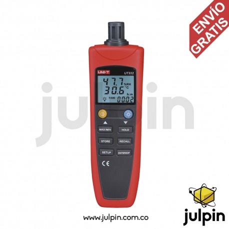 Medidor de temperatura y humedad.