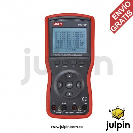 Medidor de potencia de doble fase. UT265B
