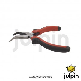 Pinza de 125mm con punta curva 
