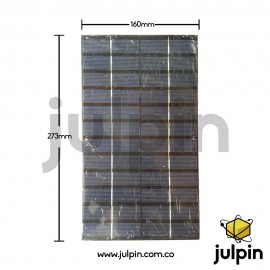 Panel solar de 12V a 500mA