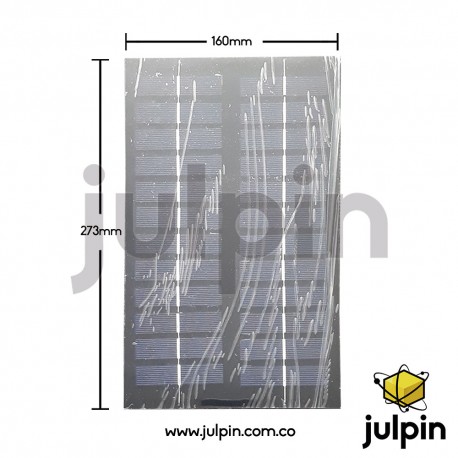 Panel solar de 12V a 300mA