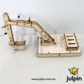 Kit excavadora hidráulica para armar