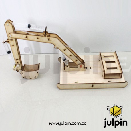 Kit excavadora hidráulica para armar