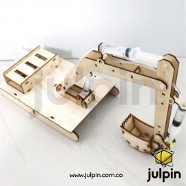 Kit excavadora hidráulica para armar