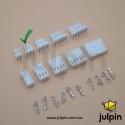 Conector macho y hembra de 3 pines