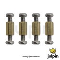 4 Separadores de 10mm con tornillos M3