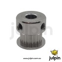 Polea dentada de aluminio eje 6.35mm