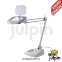 Lupa de mesa con luces  led de 7W