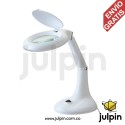 Lupa de mesa con luces led