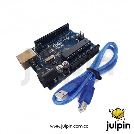 Arduino Uno R3 Tarjeta de Desarrollo Compatible + Cable USB